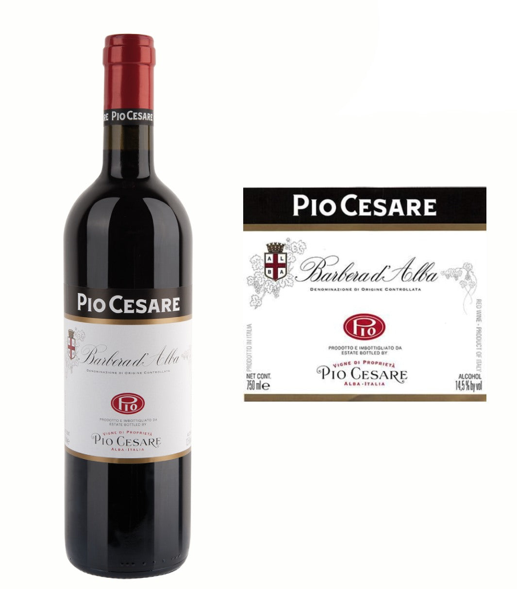 Pio Cesare Barbera d'Alba 2022 (750 ml)