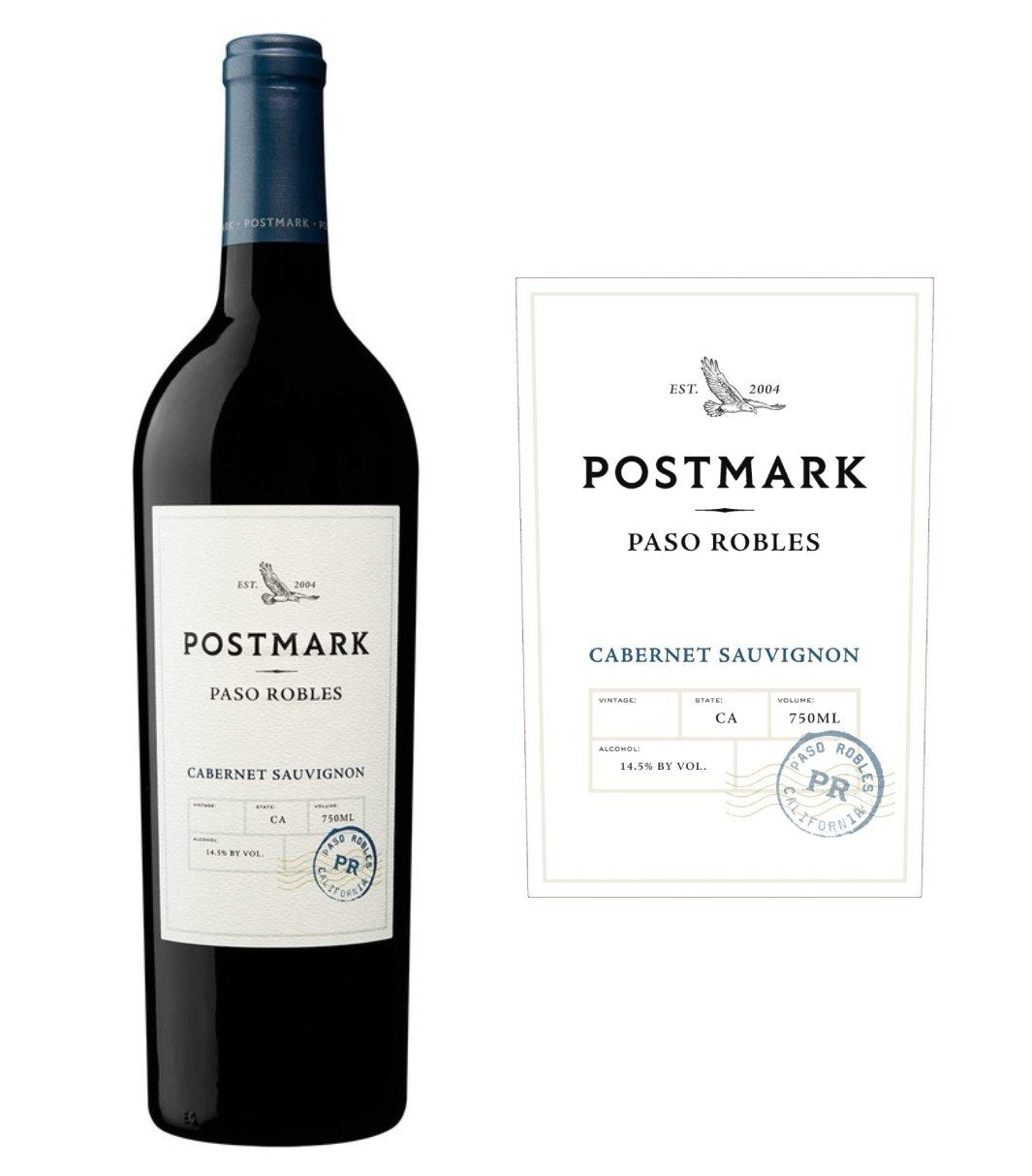 Postmark Paso Robles Cabernet Sauvignon 2021 (750 ml)