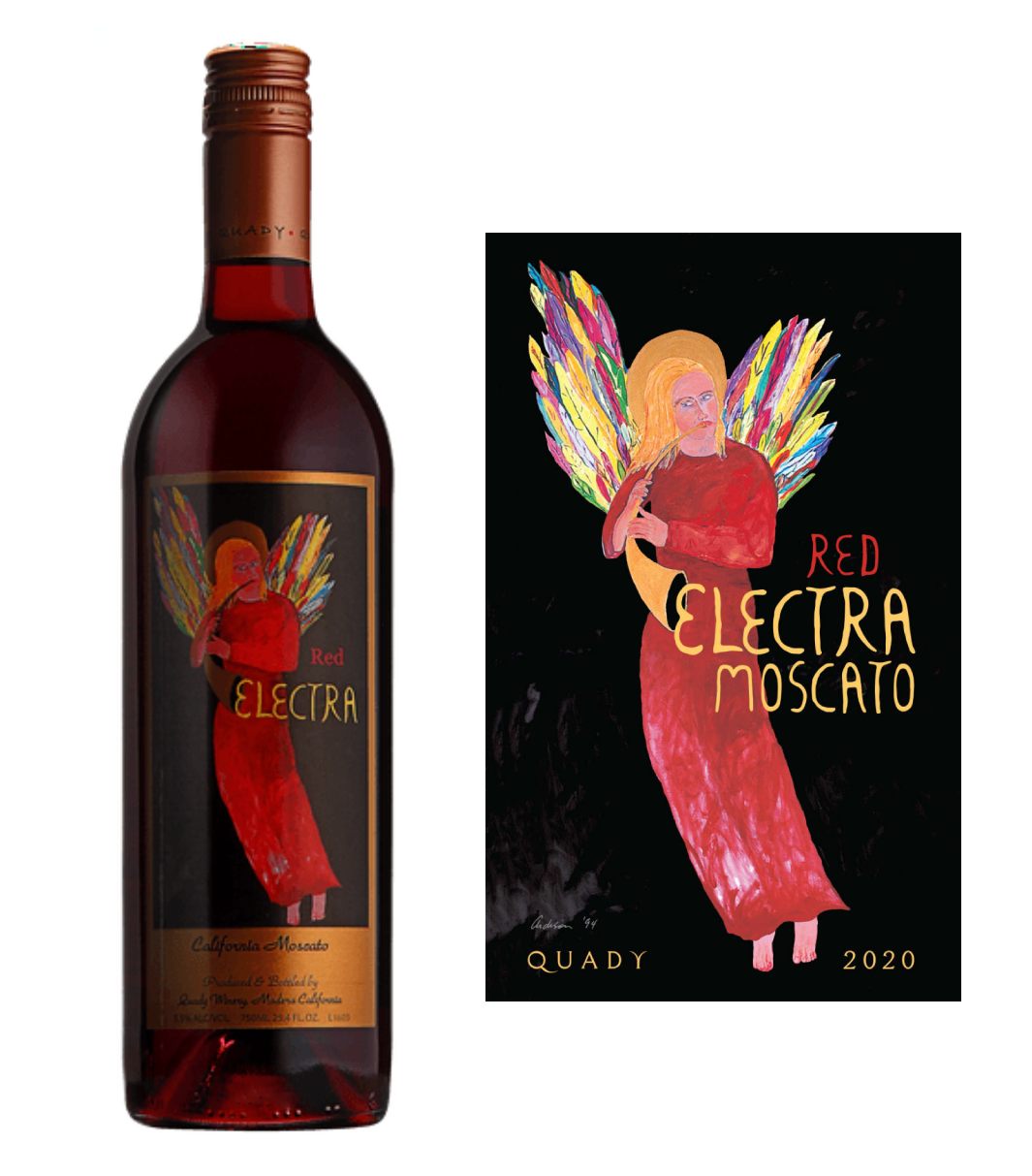 DAMAGED LABEL: Quady Red Electra Moscato 2022 (750 ml)