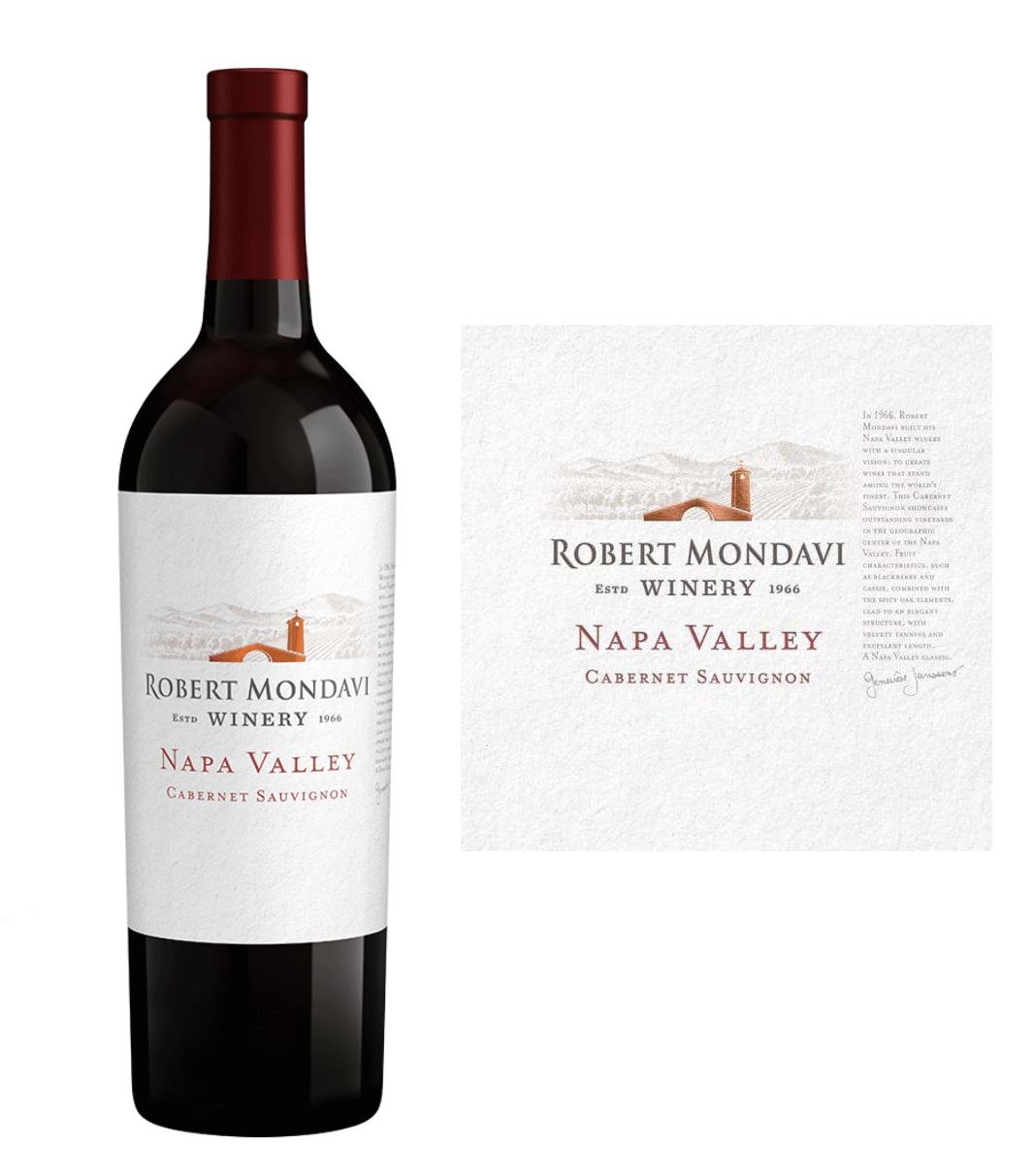 DAMAGED LABEL: Robert Mondavi Napa Valley Cabernet Sauvignon 2021 (750 ml)