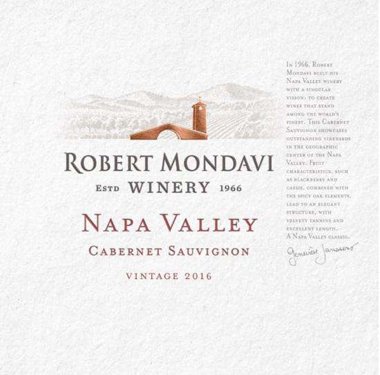 Robert Mondavi Napa Valley Cabernet Sauvignon 2015 - BuyWinesOnline.com
