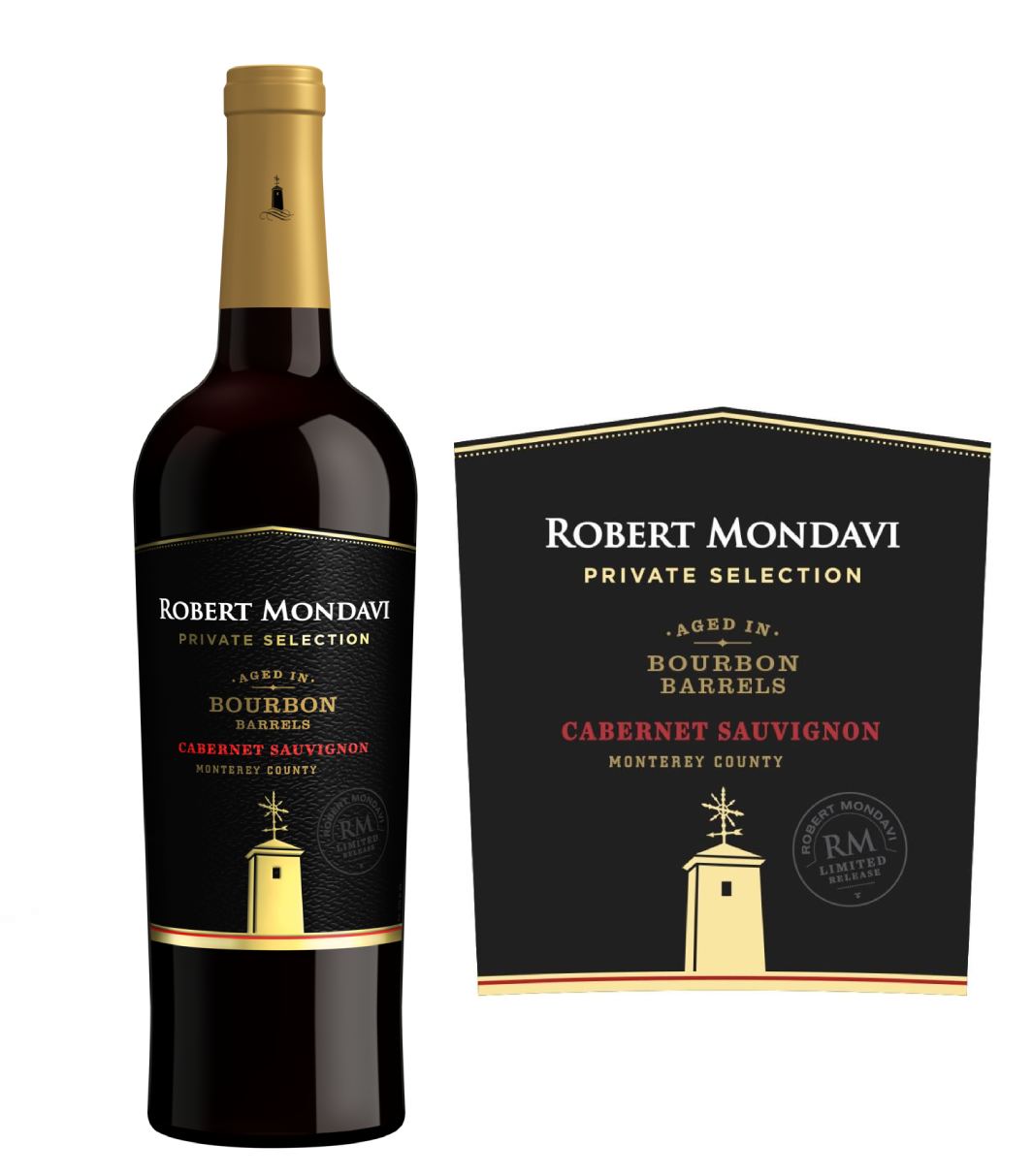 DAMAGED LABEL: Robert Mondavi Private Selection Bourbon Barrels Cabernet Sauvignon 2022 (750 ml)