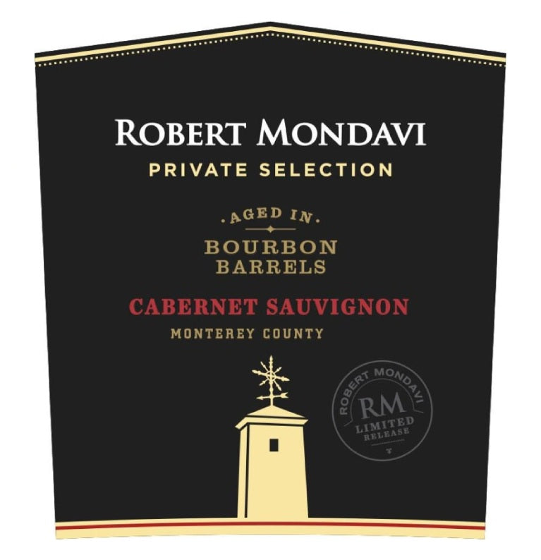 DAMAGED LABEL: Robert Mondavi Private Selection Bourbon Barrels Cabernet Sauvignon 2022 (750 ml)