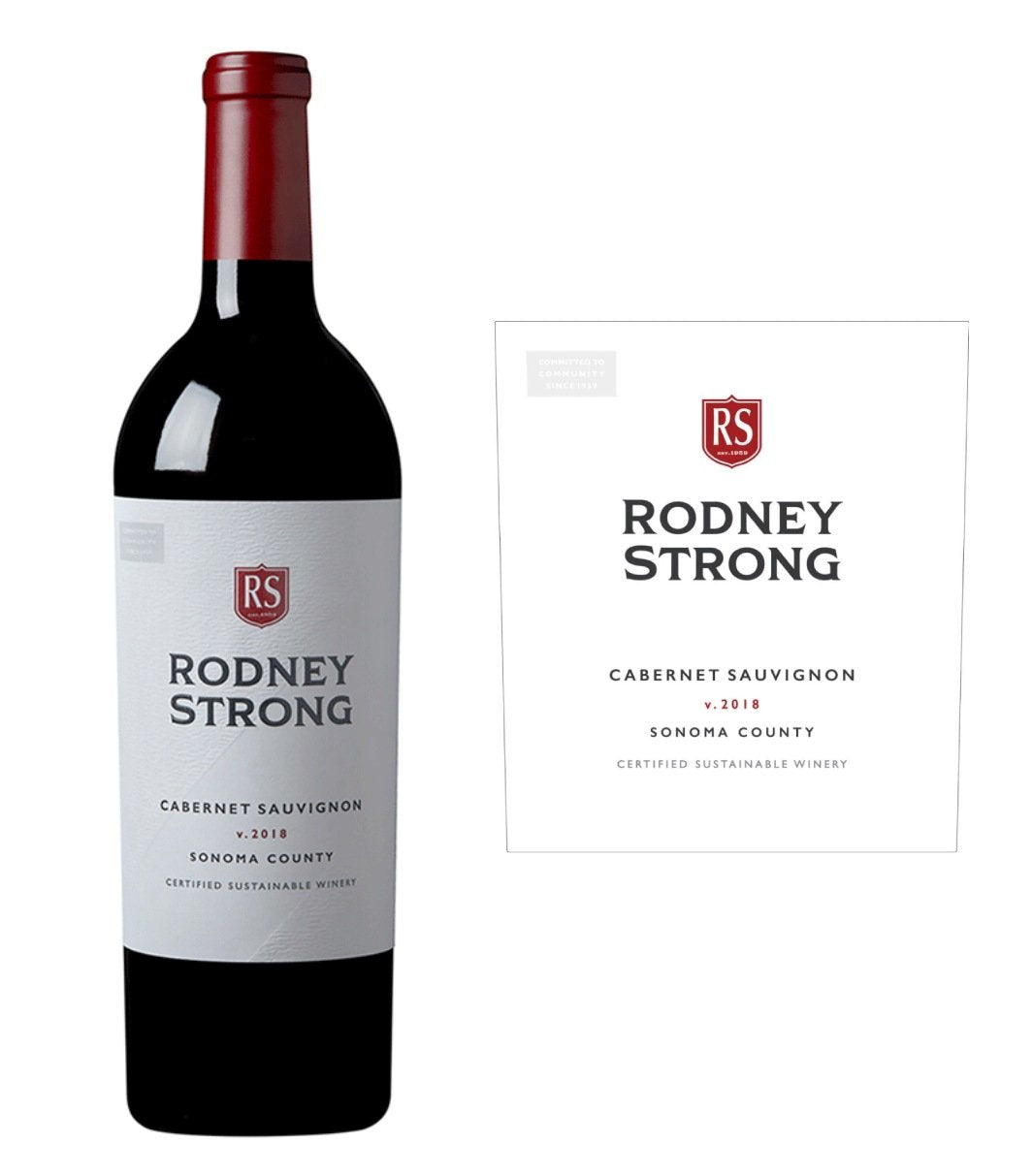 DAMAGED LABEL: Rodney Strong Cabernet Sauvignon 2022 (750 ml)