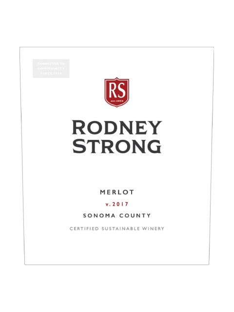 DAMAGED LABEL: Rodney Strong Sonoma Merlot 2023 (750 ml)