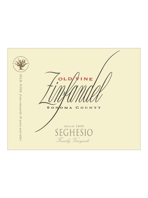 Seghesio Old Vine Zinfandel 2021 (750 ml)