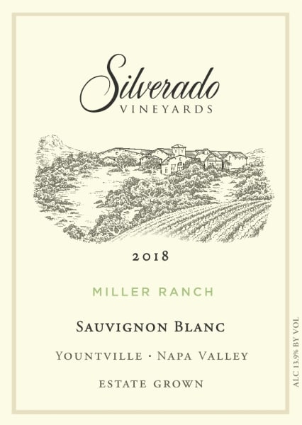 Silverado Miller Ranch Sauvignon Blanc 2019 (750 ml)