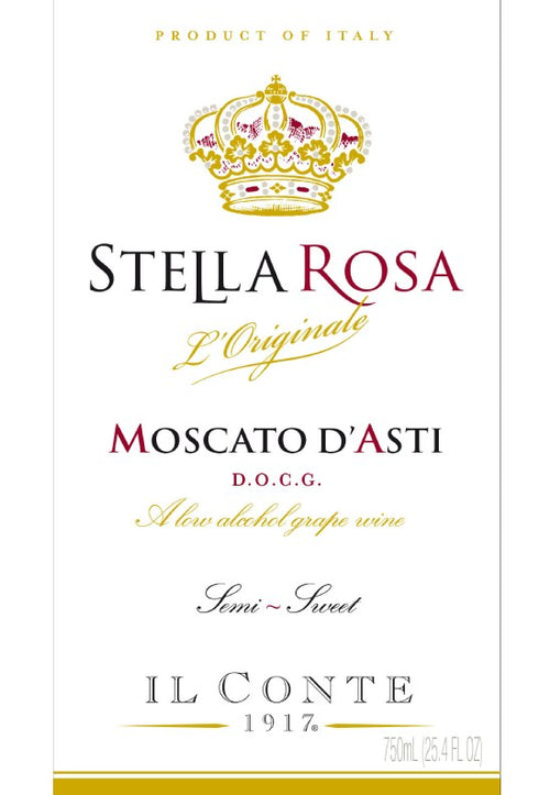Stella Rosa Moscato D'Asti | Sweet and Sparkling Moscato Wine ...