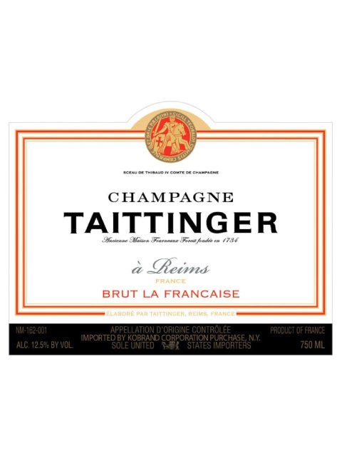 Taittinger Champagne, Brut - 750 ml