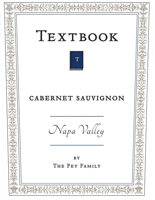 Textbook Napa Valley Cabernet Sauvignon 2020 (750 ml)
