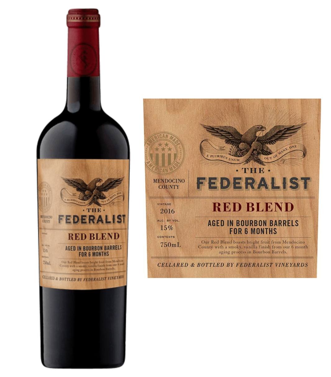 The Federalist Bourbon Barrel-Aged Red Blend 2016 (750 ml)