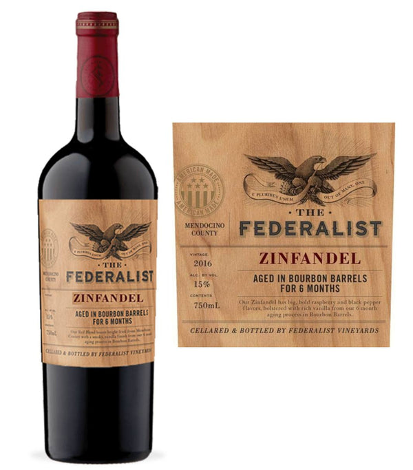The Federalist Bourbon Barrel-Aged Zinfandel 2016 (750 ml)