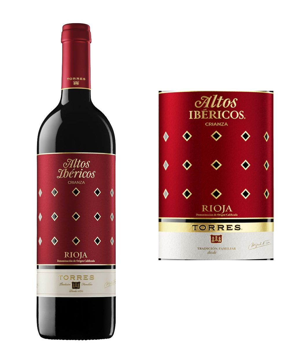 Torres Altos Ibericos Crianza Tempranillo 2014 (750 ml)