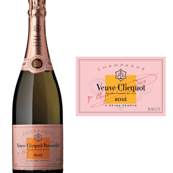Champagne Veuve Clicquot, Brut Rose, metal fridge box, 750 ml