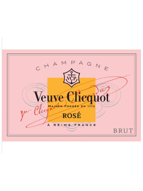 Set of 6 Veuve Clicquot BRUT ROSE CHAMPAGNE 750ML EMPTY BOTTLE w/Cork &  Cage