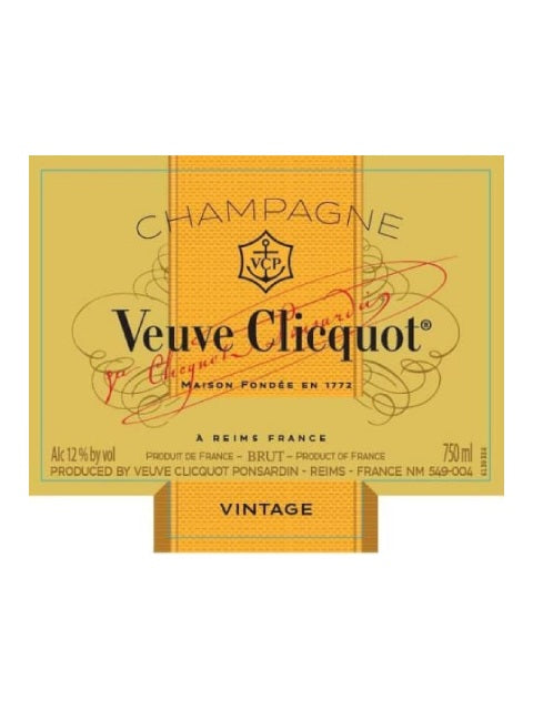 Veuve Clicquot Vintage Brut Gold Label 2012 (750 ml)