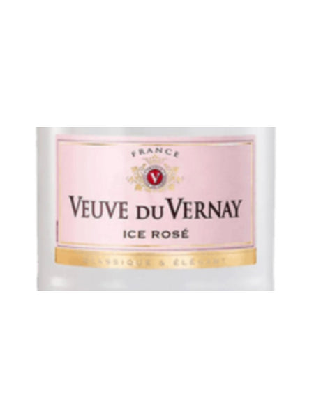 12 Bottle Case Veuve du Vernay Demi Sec Ice Rose Sparkling Wine NV w/  Shipping Included
