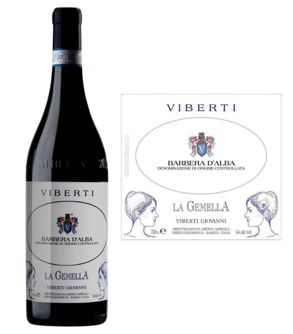 Viberti La Gemella Barbera d'Alba 2017 (750 ml)
