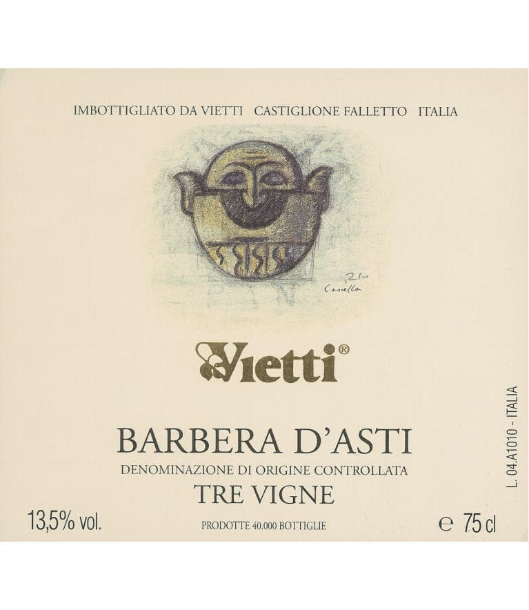 Vietti Barbera d'Asti Tre Vigne 2021 (750 ml)