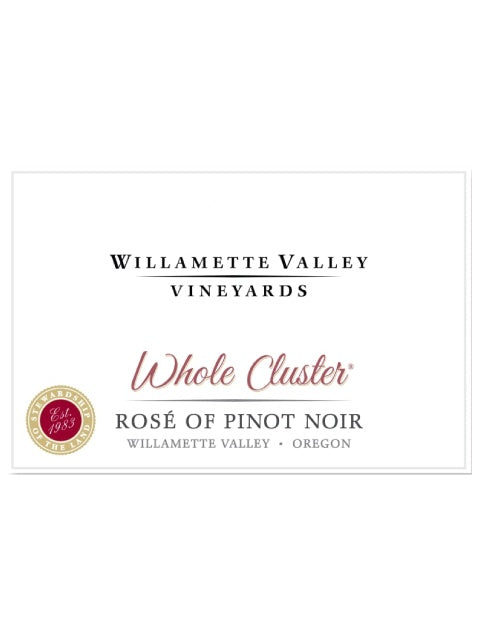 DAMAGED LABEL: Willamette Valley Vineyards Whole Cluster Pinot Noir (750 ml)