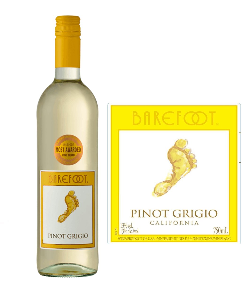 Barefoot Pinot Grigio (750 ml) - BuyWinesOnline.com