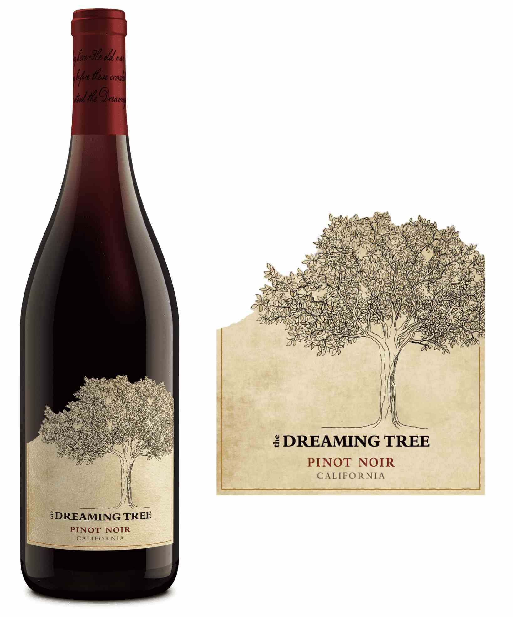 The Dreaming Tree Pinot Noir 2018 (750 ml) - BuyWinesOnline.com